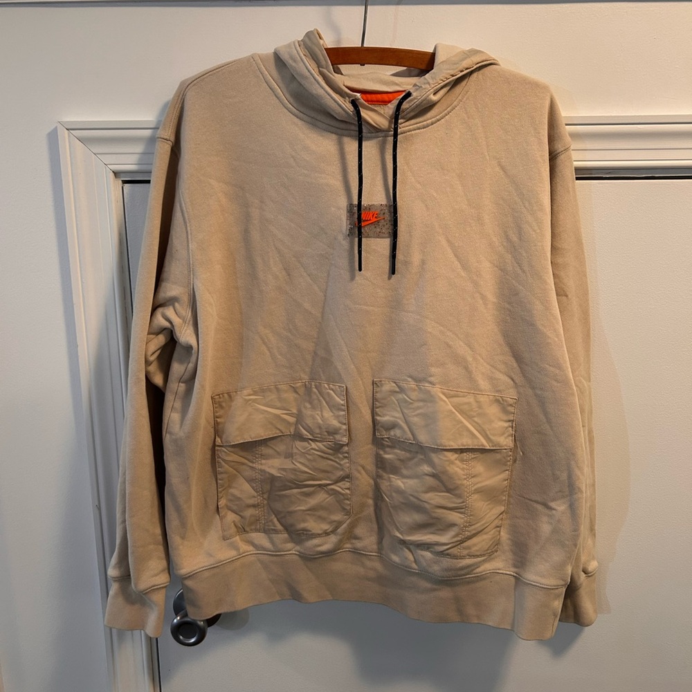 Nike Sportswear Utility Fleece Training Hoodie (Beige) - Medium